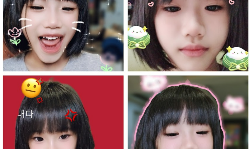 女兒表情好豐富