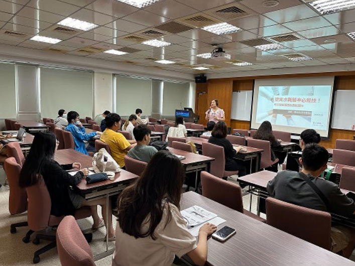 lecturing at a university